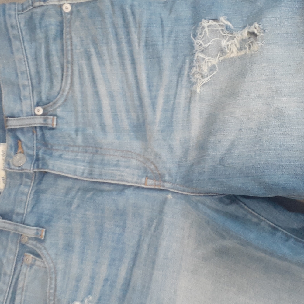 Madewell  cuff  jeans shorts size 25 - Picture 2 of 8